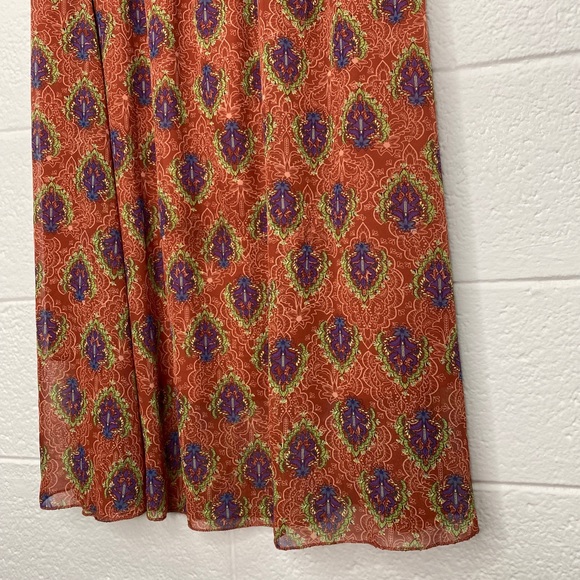 LULAROE Boho midi skirt women’s size large - Picture 4 of 8